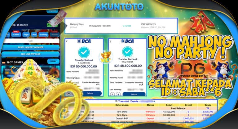 Pengalaman Seorang Pemain Maxwin di AKUNTOTO